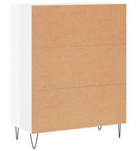 Sideboard Hochglanz-Weiß 69,5x34x90 cm Holzwerkstoff