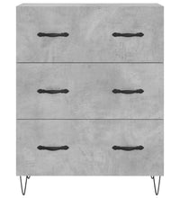 Sideboard Betongrau 69,5x34x90 cm Holzwerkstoff