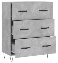 Sideboard Betongrau 69,5x34x90 cm Holzwerkstoff