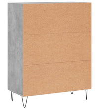 Sideboard Betongrau 69,5x34x90 cm Holzwerkstoff
