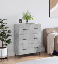 Sideboard Betongrau 69,5x34x90 cm Holzwerkstoff