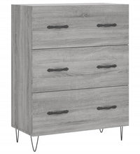 Sideboard Grau Sonoma 69,5x34x90 cm Holzwerkstoff