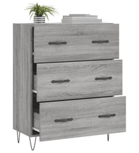 Sideboard Grau Sonoma 69,5x34x90 cm Holzwerkstoff