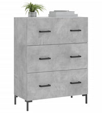 Sideboard Betongrau 69,5x34x90 cm Holzwerkstoff