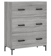 Sideboard Grau Sonoma 69,5x34x90 cm Holzwerkstoff