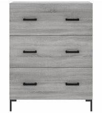 Sideboard Grau Sonoma 69,5x34x90 cm Holzwerkstoff