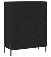 Sideboard Schwarz 69,5x34x90 cm Holzwerkstoff