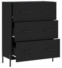 Sideboard Schwarz 69,5x34x90 cm Holzwerkstoff