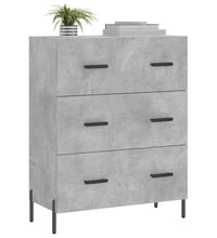 Sideboard Betongrau 69,5x34x90 cm Holzwerkstoff