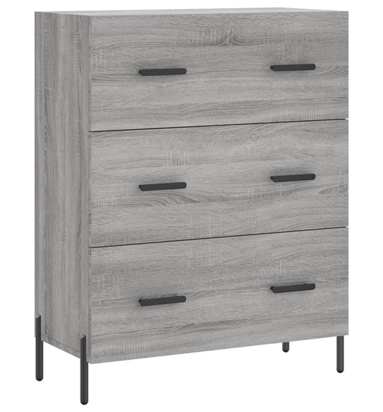 Sideboard Grau Sonoma 69,5x34x90 cm Holzwerkstoff