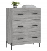 Sideboard Grau Sonoma 69,5x34x90 cm Holzwerkstoff