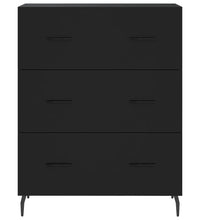 Sideboard Schwarz 69,5x34x90 cm Holzwerkstoff