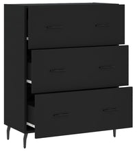 Sideboard Schwarz 69,5x34x90 cm Holzwerkstoff