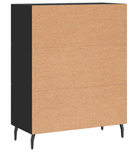 Sideboard Schwarz 69,5x34x90 cm Holzwerkstoff