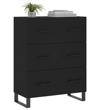 Sideboard Schwarz 69,5x34x90 cm Holzwerkstoff