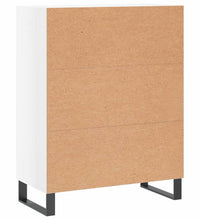 Sideboard Hochglanz-Weiß 69,5x34x90 cm Holzwerkstoff