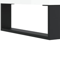 Sideboard Hochglanz-Weiß 69,5x34x90 cm Holzwerkstoff