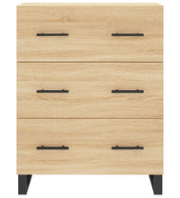 Sideboard Sonoma-Eiche 69,5x34x90 cm Holzwerkstoff