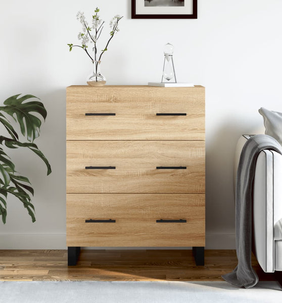 Sideboard Sonoma-Eiche 69,5x34x90 cm Holzwerkstoff