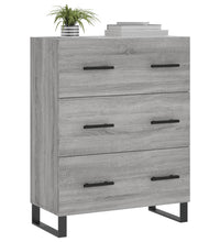 Sideboard Grau Sonoma 69,5x34x90 cm Holzwerkstoff