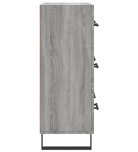 Sideboard Grau Sonoma 69,5x34x90 cm Holzwerkstoff