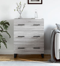 Sideboard Grau Sonoma 69,5x34x90 cm Holzwerkstoff