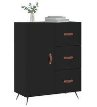 Sideboard Schwarz 69,5x34x90 cm Holzwerkstoff