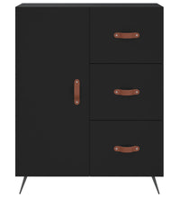 Sideboard Schwarz 69,5x34x90 cm Holzwerkstoff