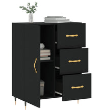 Sideboard Schwarz 69,5x34x90 cm Holzwerkstoff