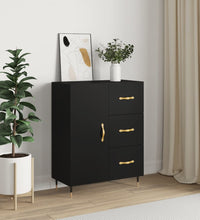 Sideboard Schwarz 69,5x34x90 cm Holzwerkstoff