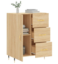 Sideboard Sonoma-Eiche 69,5x34x90 cm Holzwerkstoff