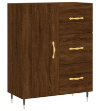 Sideboard Braun Eichen-Optik 69,5x34x90 cm Holzwerkstoff