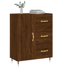 Sideboard Braun Eichen-Optik 69,5x34x90 cm Holzwerkstoff