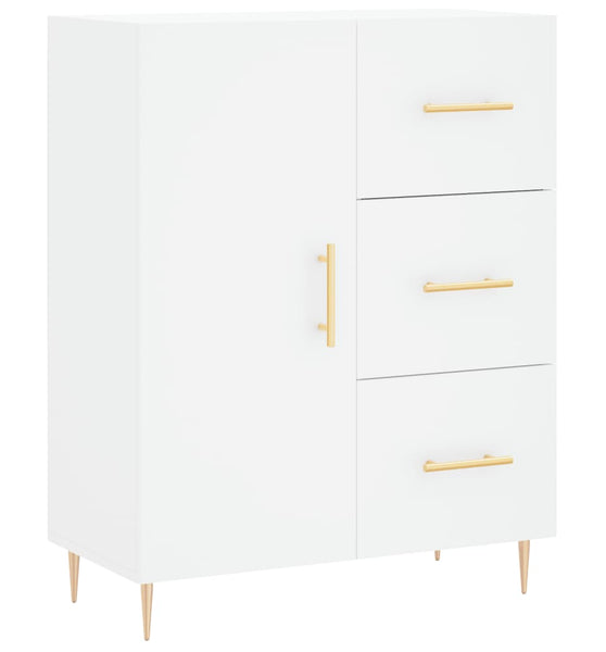 Sideboard Weiß 69,5x34x90 cm Holzwerkstoff