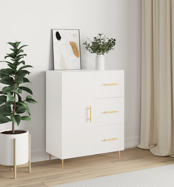 Sideboard Weiß 69,5x34x90 cm Holzwerkstoff