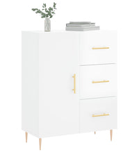Sideboard Hochglanz-Weiß 69,5x34x90 cm Holzwerkstoff