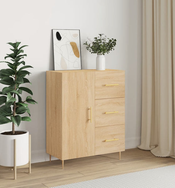 Sideboard Sonoma-Eiche 69,5x34x90 cm Holzwerkstoff