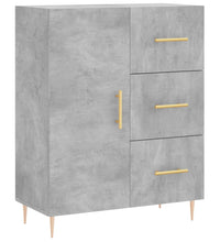 Sideboard Betongrau 69,5x34x90 cm Holzwerkstoff