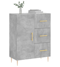 Sideboard Betongrau 69,5x34x90 cm Holzwerkstoff