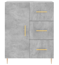Sideboard Betongrau 69,5x34x90 cm Holzwerkstoff