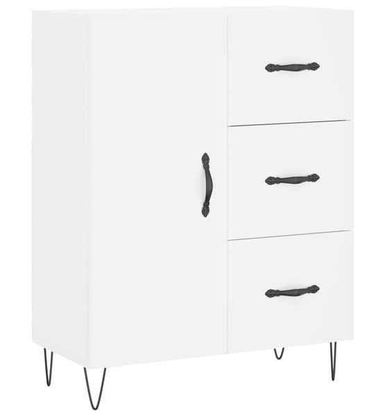 Sideboard Weiß 69,5x34x90 cm Holzwerkstoff