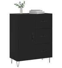 Sideboard Schwarz 69,5x34x90 cm Holzwerkstoff