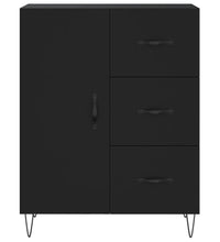 Sideboard Schwarz 69,5x34x90 cm Holzwerkstoff