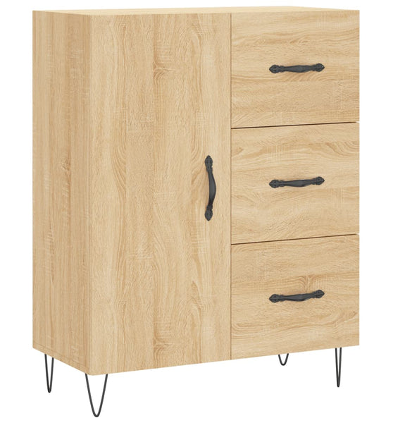 Sideboard Sonoma-Eiche 69,5x34x90 cm Holzwerkstoff