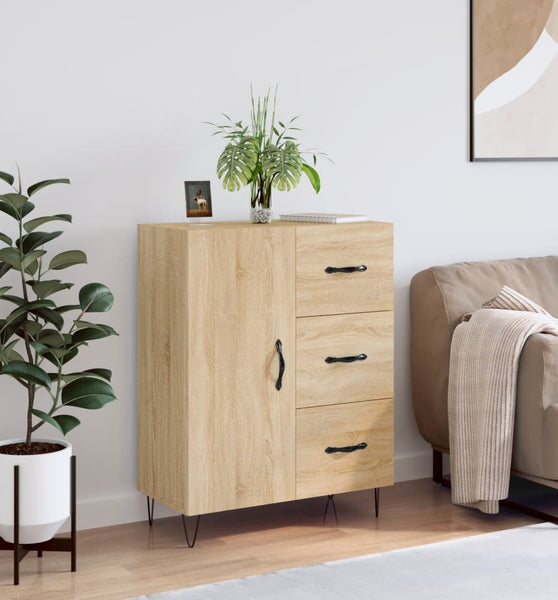 Sideboard Sonoma-Eiche 69,5x34x90 cm Holzwerkstoff