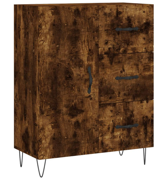 Sideboard Räuchereiche 69,5x34x90 cm Holzwerkstoff