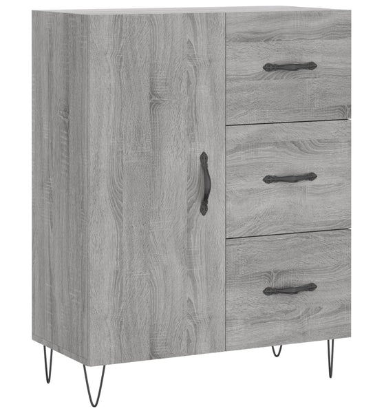 Sideboard Grau Sonoma 69,5x34x90 cm Holzwerkstoff