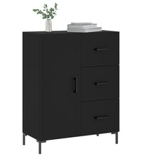 Sideboard Schwarz 69,5x34x90 cm Holzwerkstoff