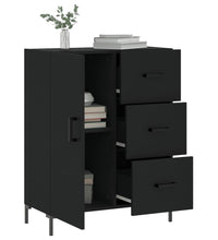 Sideboard Schwarz 69,5x34x90 cm Holzwerkstoff