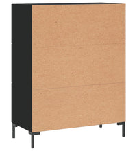 Sideboard Schwarz 69,5x34x90 cm Holzwerkstoff